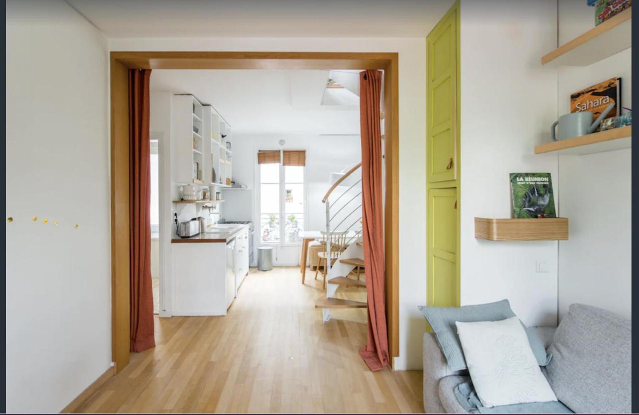 Paris Petit Appartement Lumineux Et Atypique Exterior foto
