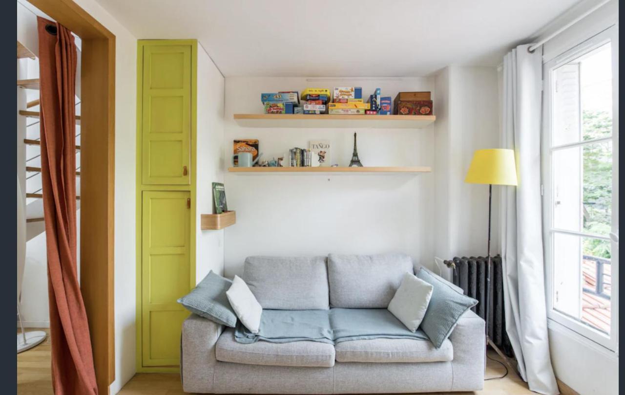 Paris Petit Appartement Lumineux Et Atypique Exterior foto